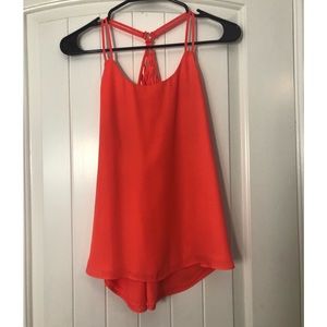 Bright Orange Tank Top
